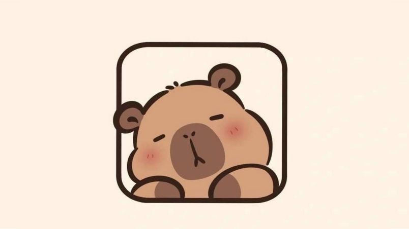 Những ảnh capybara chibi dễ thương - Hình số 2