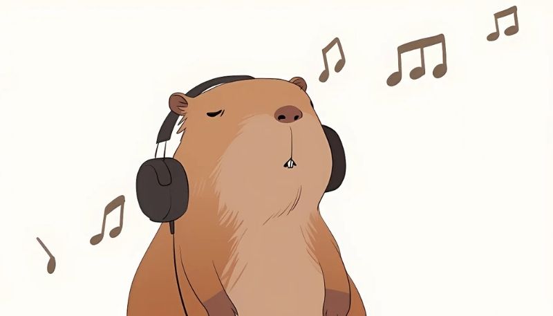 Những ảnh capybara chibi dễ thương - Hình số 6