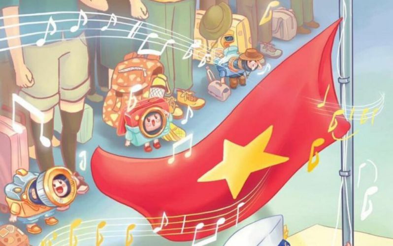 Những ảnh chibi cầm cờ việt nam 30/4 - Hình số 10