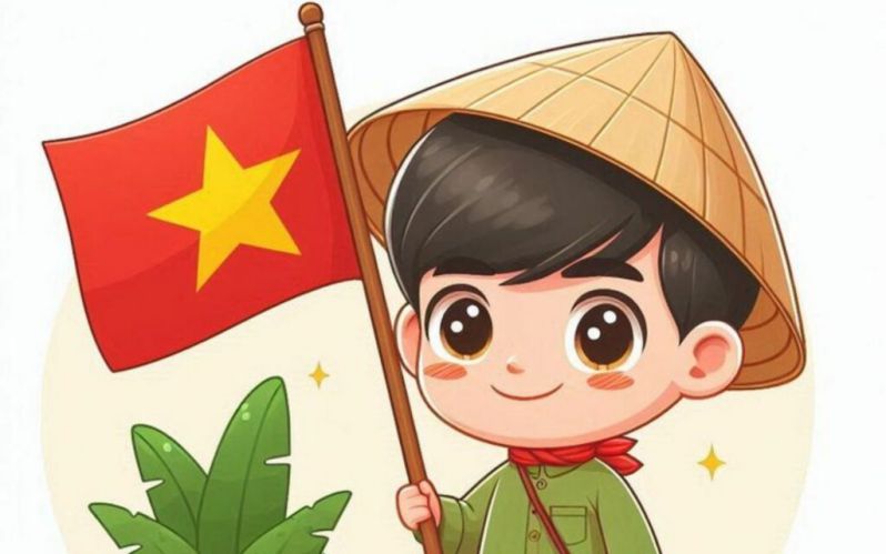 Những ảnh chibi cầm cờ việt nam 30/4 - Hình số 2