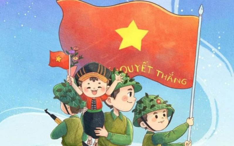 Những ảnh chibi cầm cờ việt nam 30/4 - Hình số 3