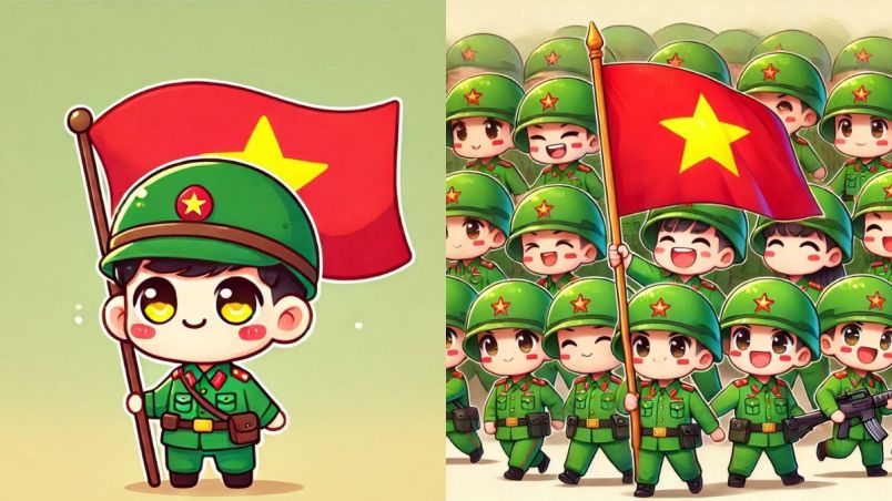 Những ảnh chibi cầm cờ việt nam 30/4 - Hình số 4