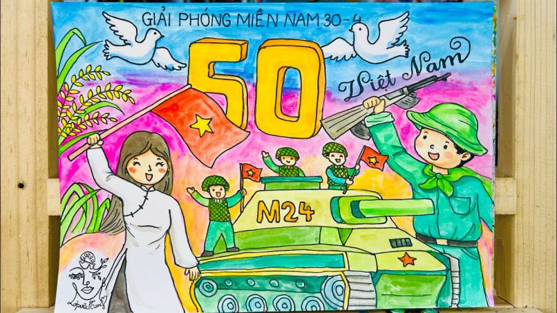 Những ảnh chibi cầm cờ việt nam 30/4 - Hình số 8