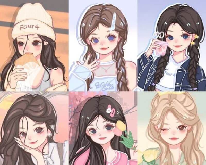 Những ảnh học sinh nữ chibi dễ thương - Hình số 6