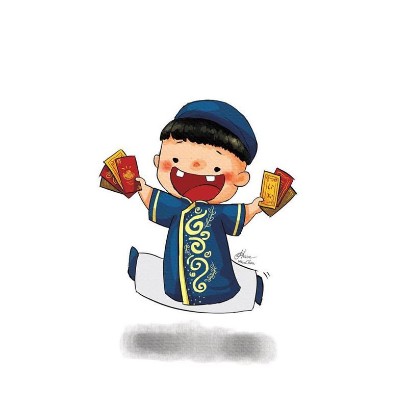Những ảnh tết chibi cho nam - Hình số 1