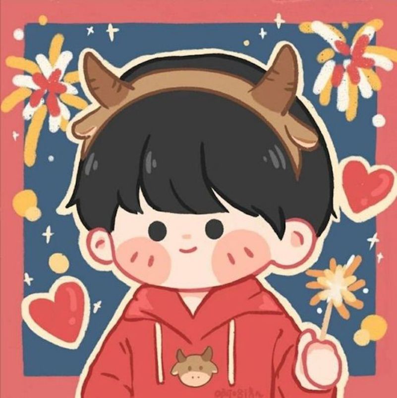 Những ảnh tết chibi cho nam - Hình số 6