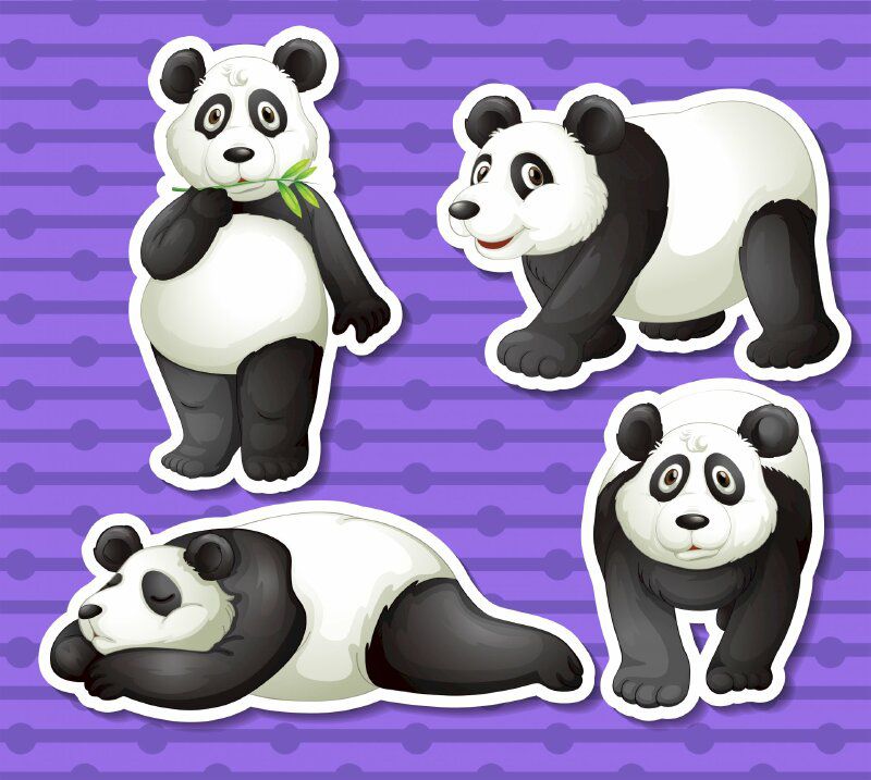Những ảnh gấu trúc cute chibi dễ thương - Hình số 5