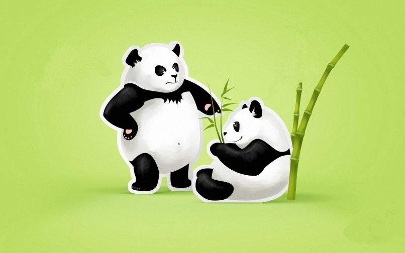 Những ảnh gấu trúc cute chibi dễ thương - Hình số 8