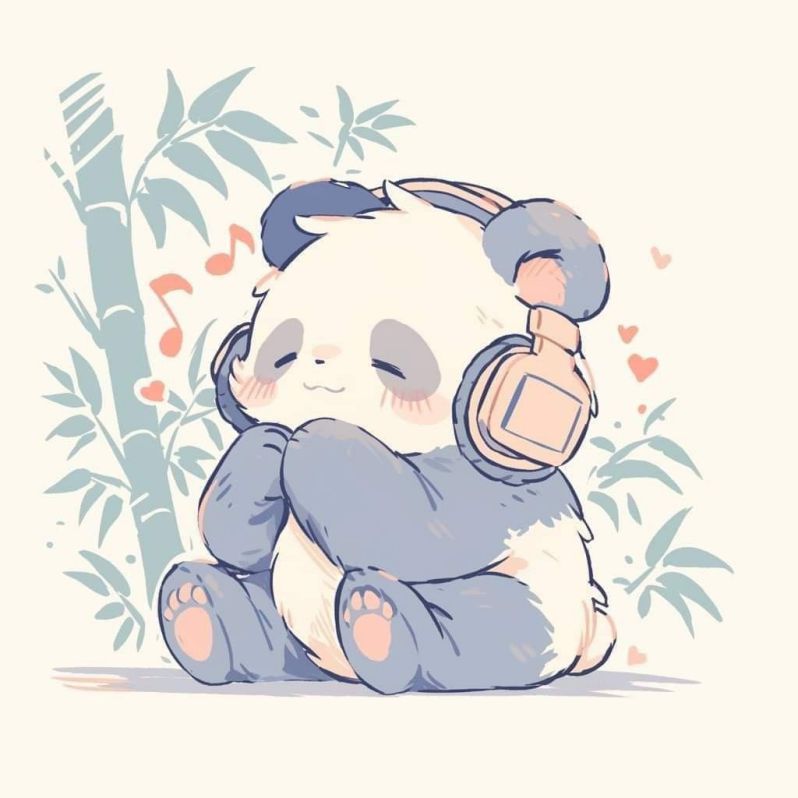 Những ảnh gấu trúc cute chibi dễ thương - Hình số 9