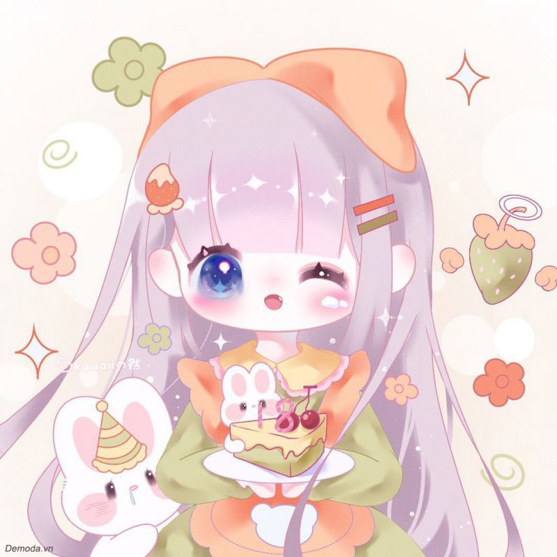 Những ảnh học sinh nữ chibi anime - Hình số 6
