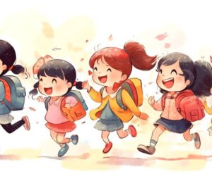 Những ảnh học sinh nữ chibi cấp 1 đáng yêu - Hình số 5