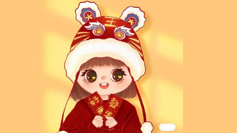 Những ảnh tết chibi cute - Hình số 8