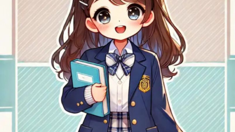 Những ảnh học sinh nữ chibi cấp 2 - Hình số 1