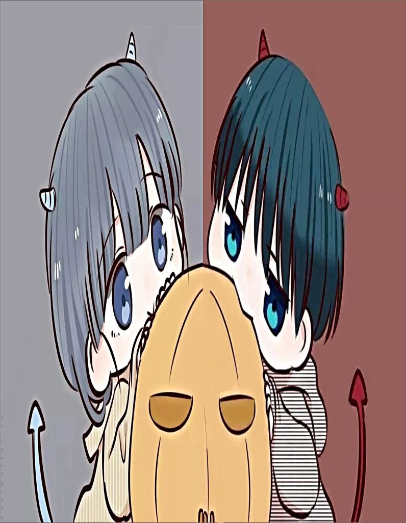 Những ảnh chibi cặp đôi đơn giãn - Hình số 9