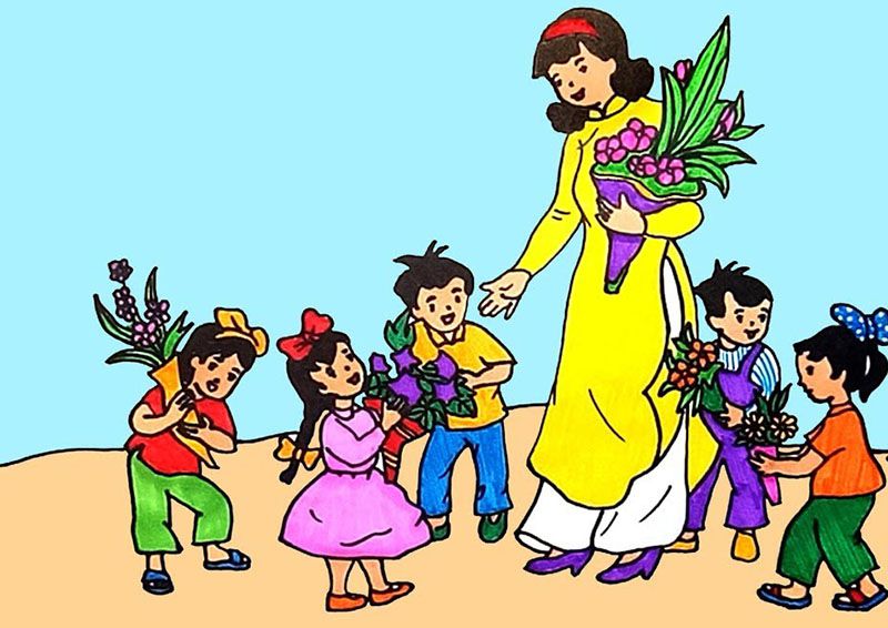 Những hình ảnh cô giáo chibi cute - Hình số 4