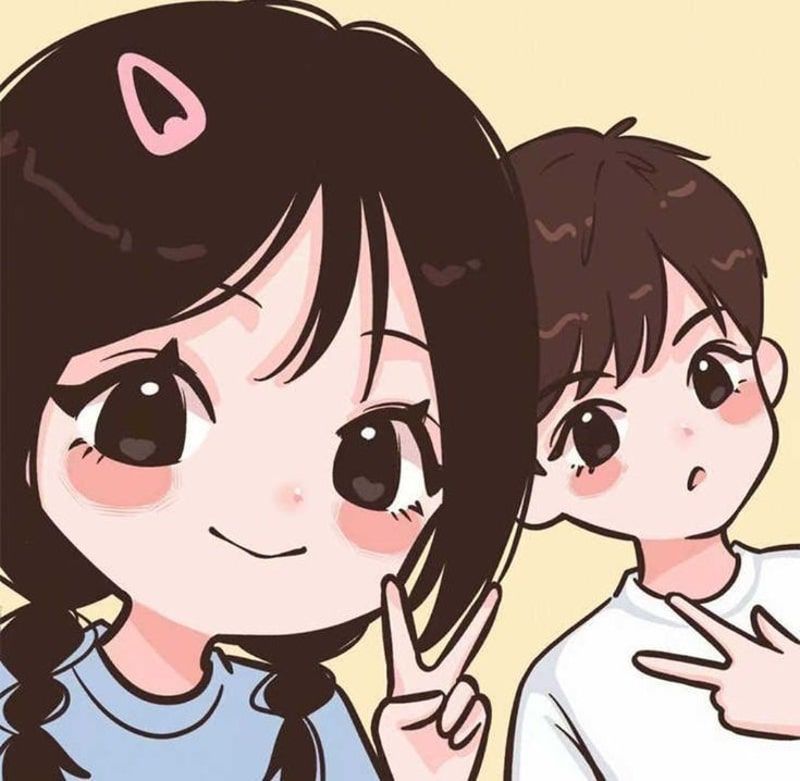 Những ảnh chibi cặp đôi đẹp - Hình số 1