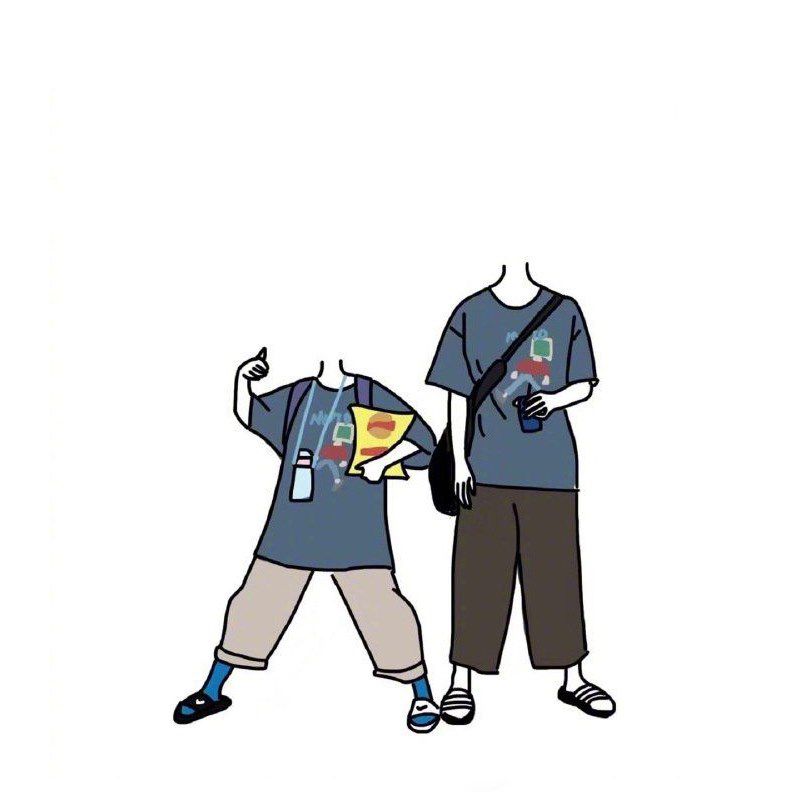 Những ảnh chibi cặp đôi không đầu - Hình số 1