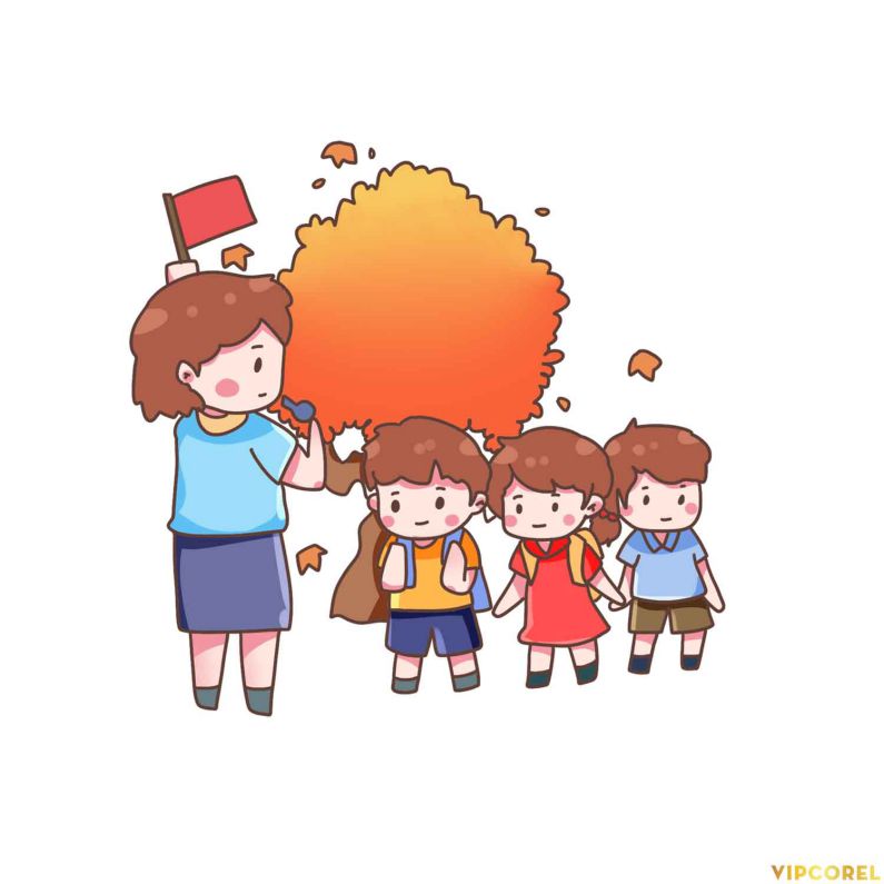 Những hình ảnh cô giáo chibi và học sinh - Hình số 2