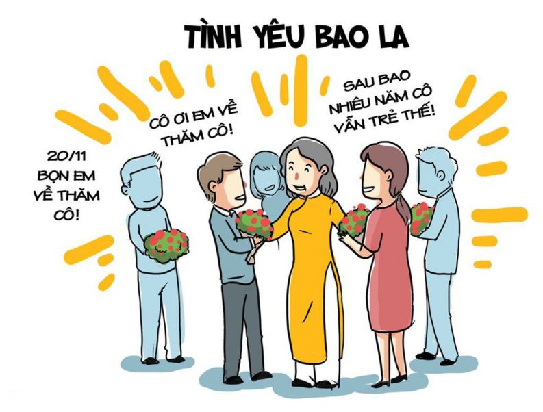 Những hình ảnh cô giáo chibi và học sinh - Hình số 5
