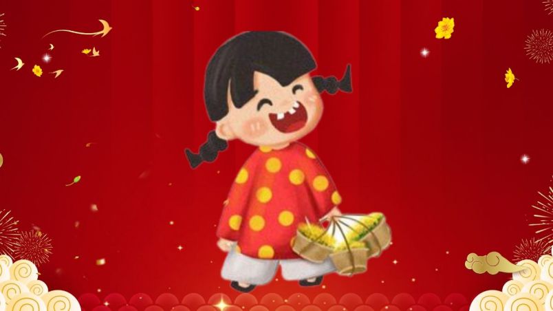 Những ảnh tết chibi cho bé - Hình số 1