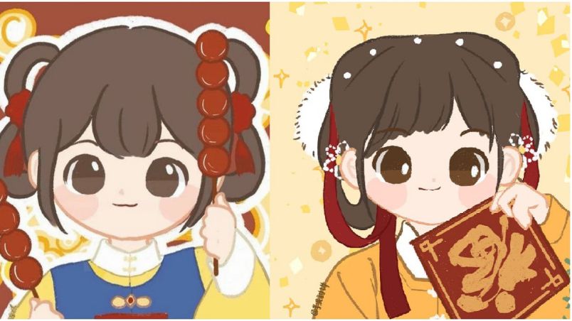 Những ảnh tết chibi ghép mặt vui nhộn - Hình số 10