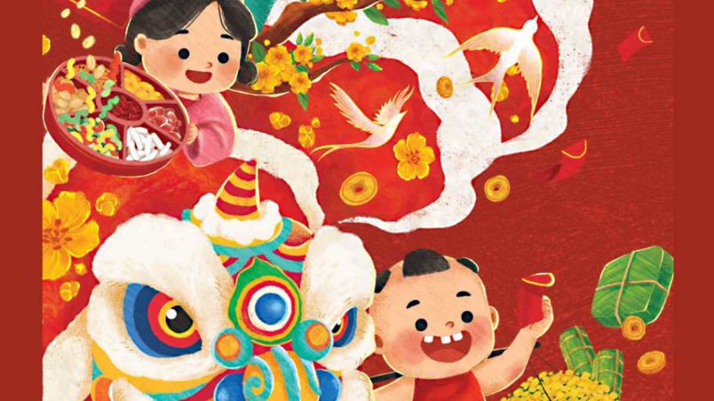 Những ảnh tết chibi ghép mặt vui nhộn - Hình số 8