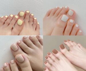 Những mẫu nail chân cho móng vuông - Hình số 2