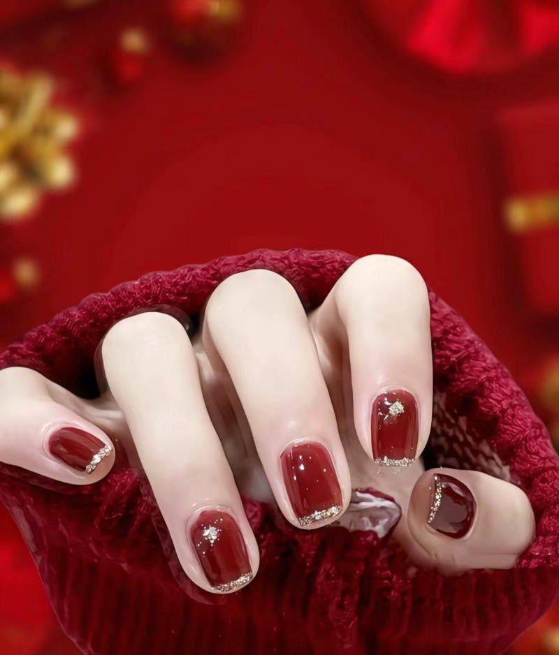 Những mẫu nail tết đơn giản - Hình số 6
