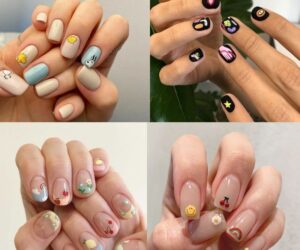 Những mẫu nail đơn giản nhẹ nhàng móng ngắn - Hình số 7