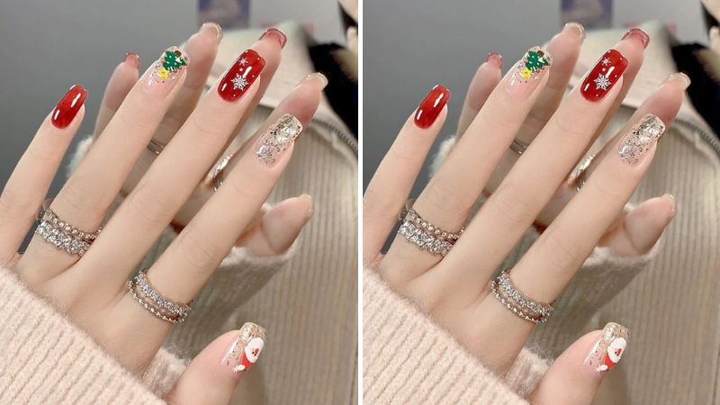 Những mẫu nail noel đơn giản - Hình số 8