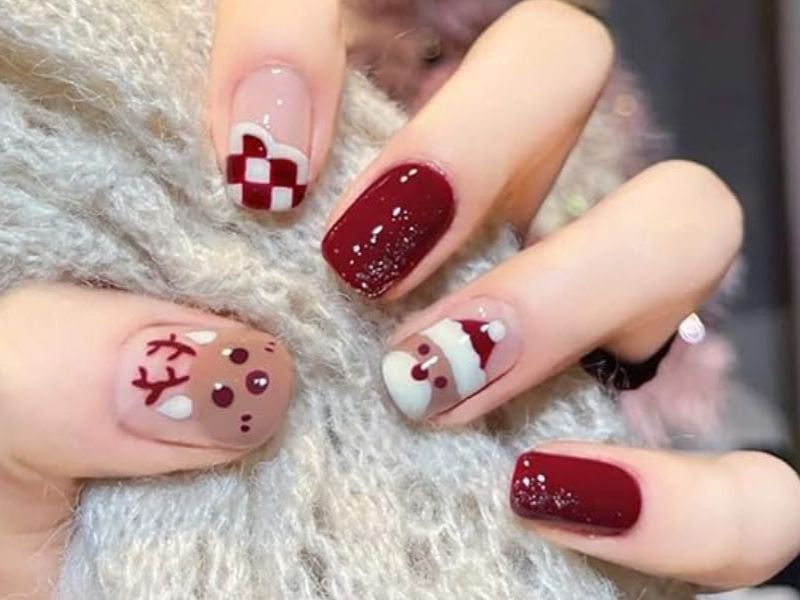 Những mẫu nail noel đẹp - Hình số 1