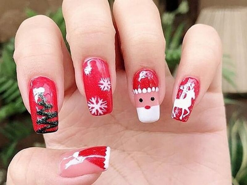 Những mẫu nail noel đẹp - Hình số 2