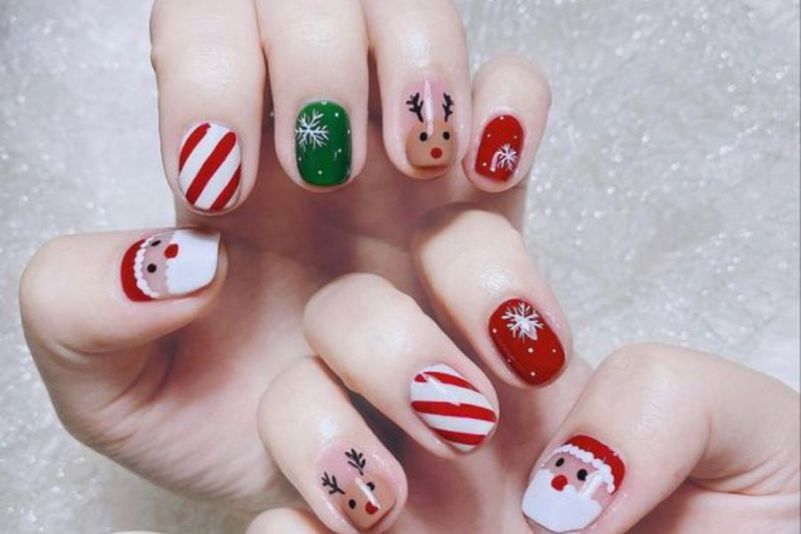 Những mẫu nail noel đẹp - Hình số 4