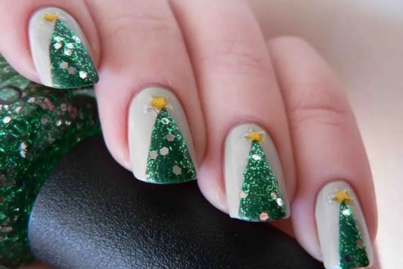 Những mẫu nail noel cho tay - Hình số 1