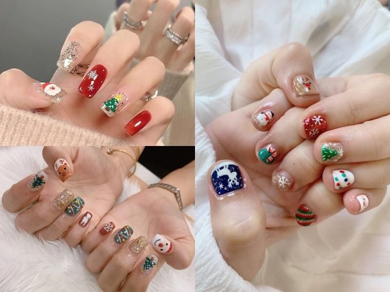 Những mẫu nail noel cho tay - Hình số 4