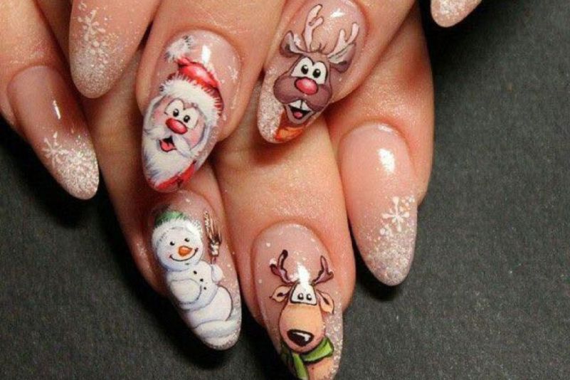 Những mẫu nail noel cho tay - Hình số 6