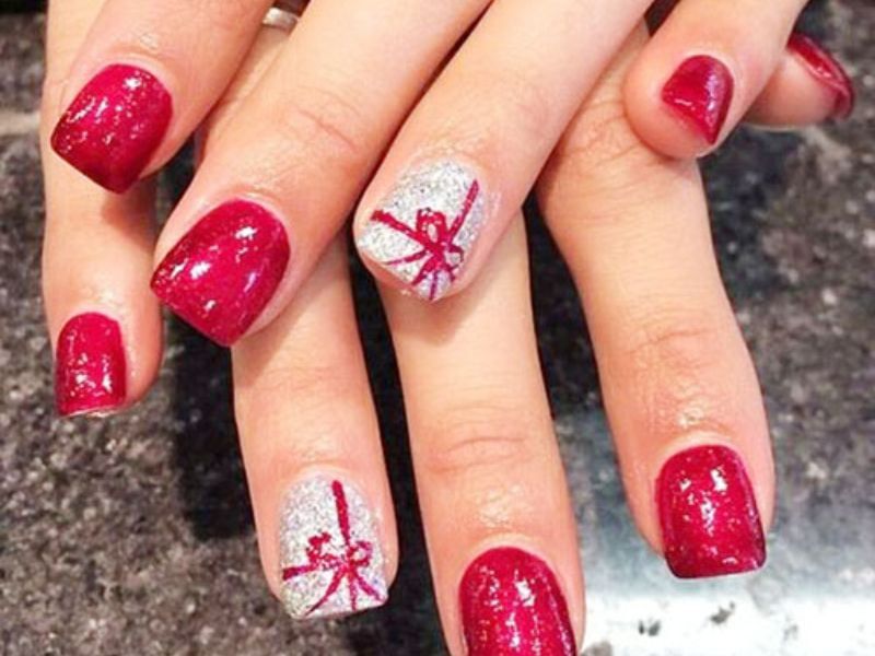 Những mẫu nail noel cho tay - Hình số 9