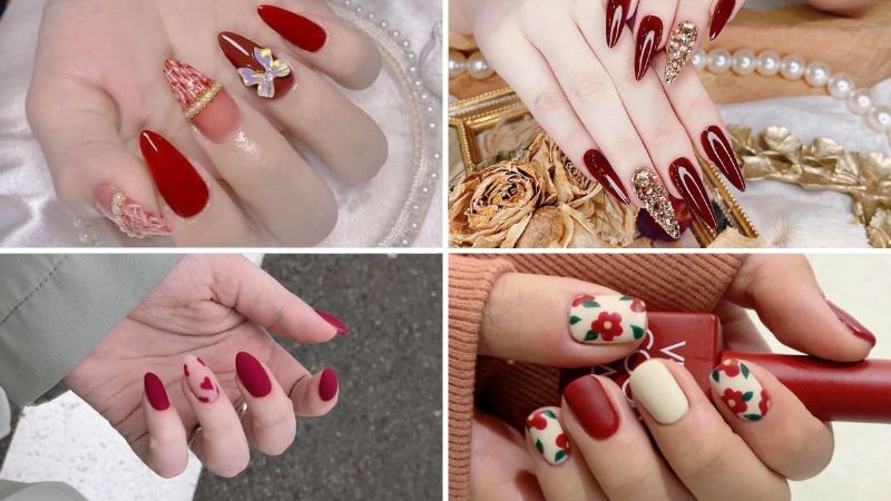 Những mẫu nail tết sang chảnh - Hình số 6