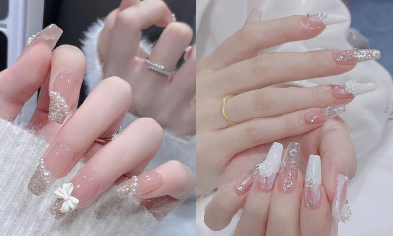 Những mẫu nail tết sang chảnh - Hình số 9