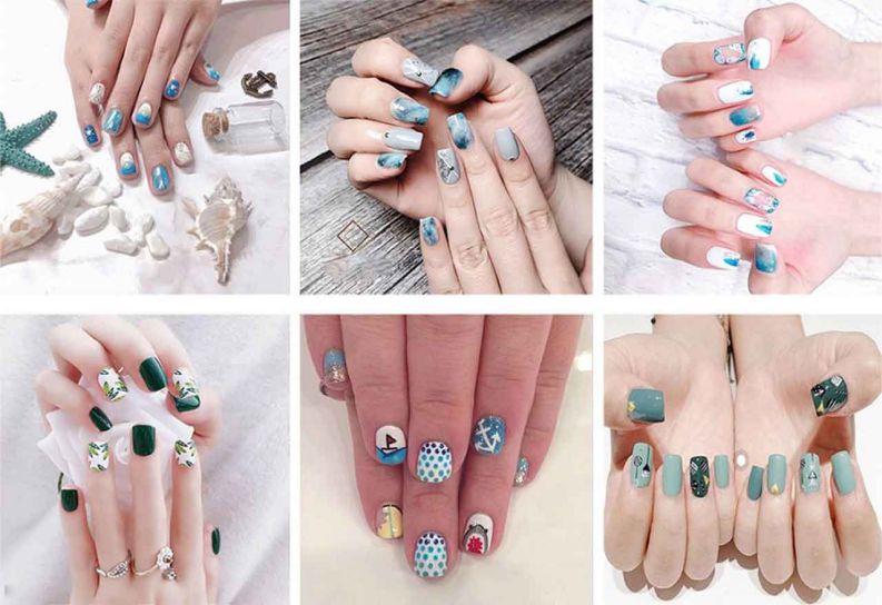 Những mẫu nail tết nhẹ nhàng - Hình số 9