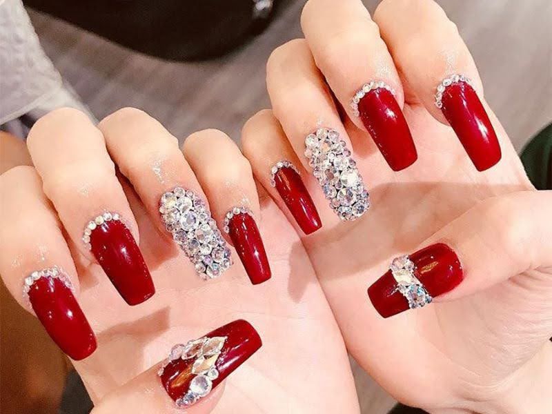 Những mẫu nail tết 2026 - Hình số 10