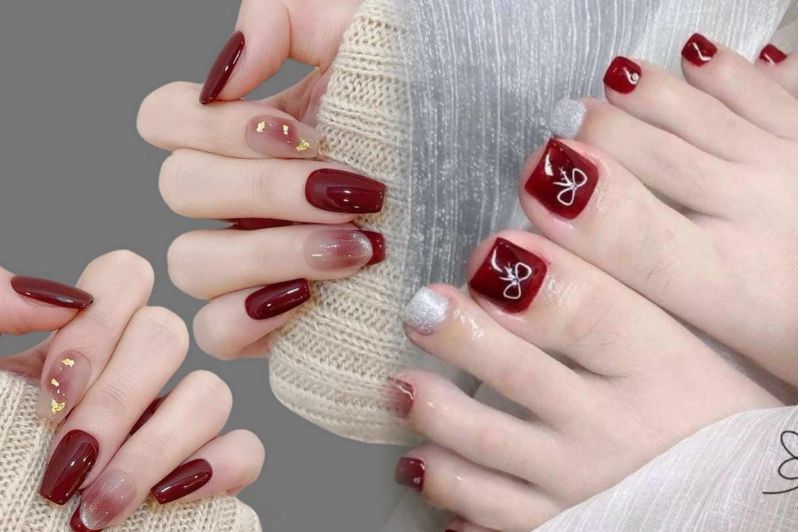 Những mẫu nail tết 2026 - Hình số 8