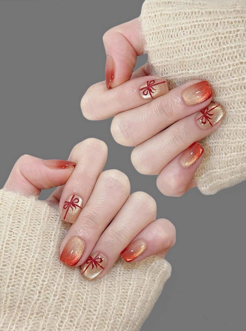 Những mẫu nail tết 2026 - Hình số 9