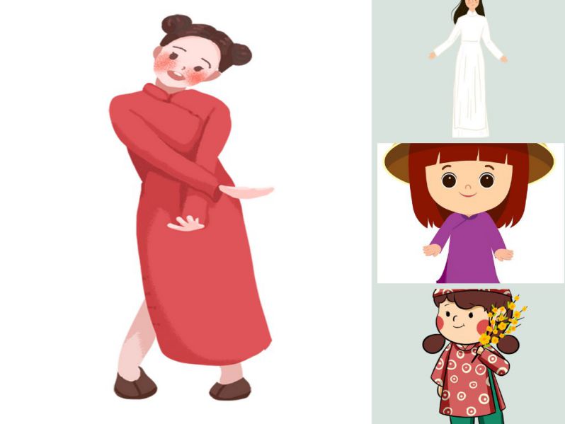 Những hình ảnh cô giáo chibi mặc áo dài - Hình số 1