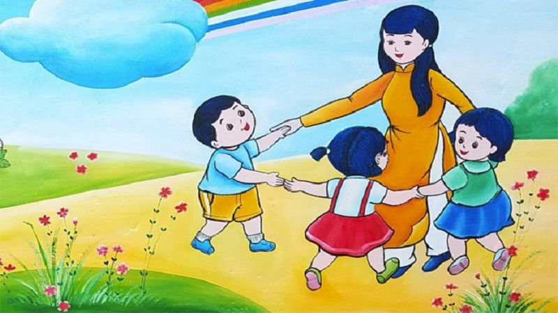 Những hình ảnh cô giáo chibi mầm non - Hình số 1