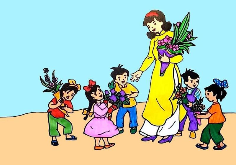 Những hình ảnh cô giáo chibi mầm non - Hình số 3