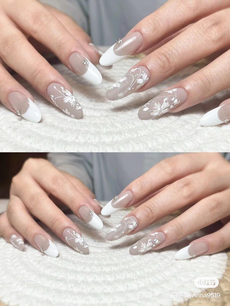 Những mẫu nail cho da ngăm cho tay - Hình số 8