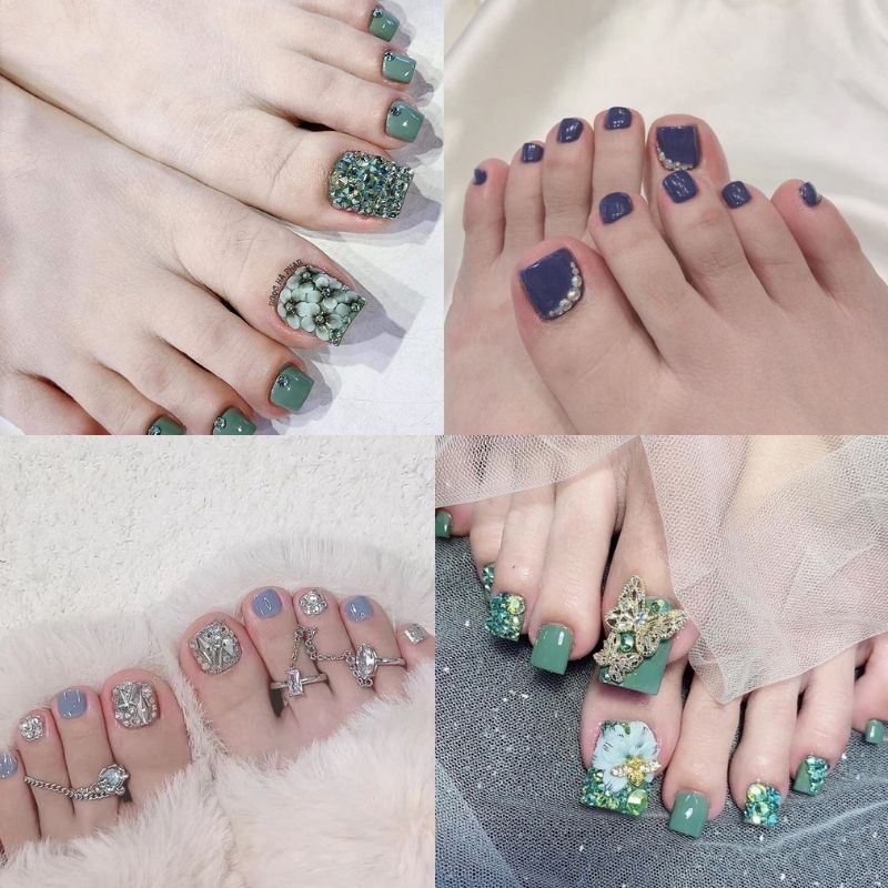 Những mẫu nail sơn móng chân đẹp - Hình số 1
