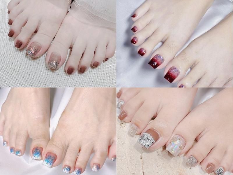 Những mẫu nail sơn móng chân đẹp - Hình số 8