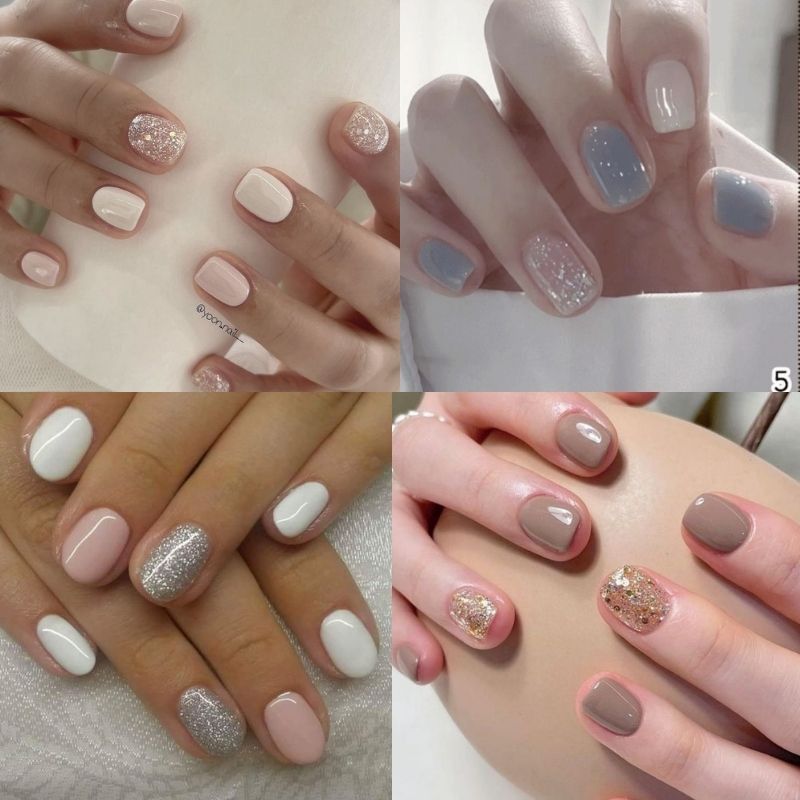 Những mẫu nail cho da ngăm cho móng tròn - Hình số 10